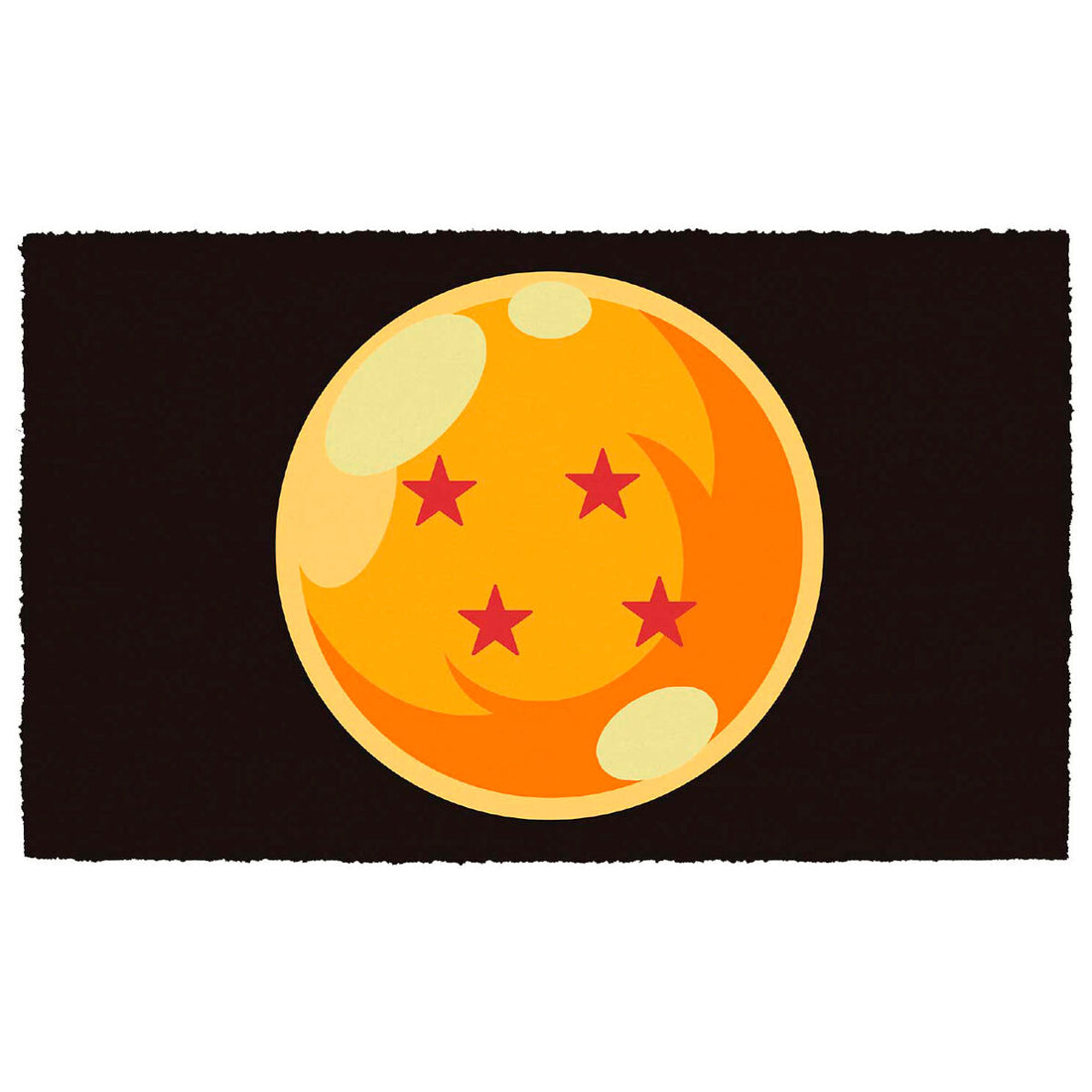 Tapete de Porta Dragon Ball: 4 Stars 60x40cm