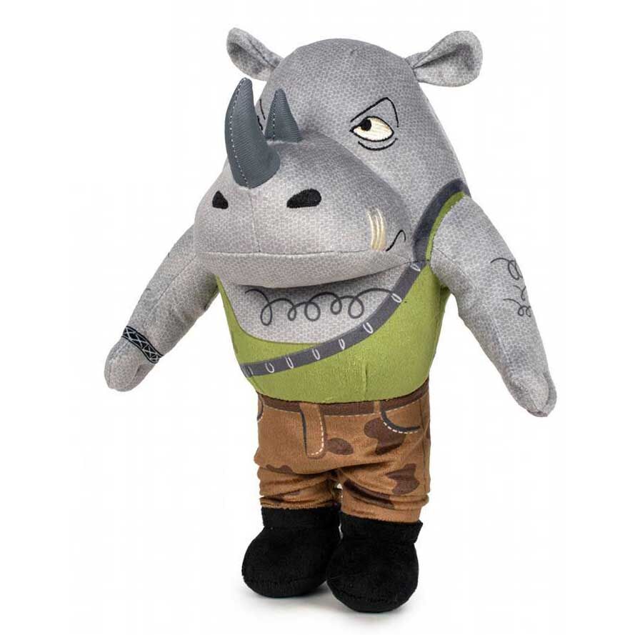 Peluche Rocksteady Mutant Mayhem Tartaruga Ninja 28cm