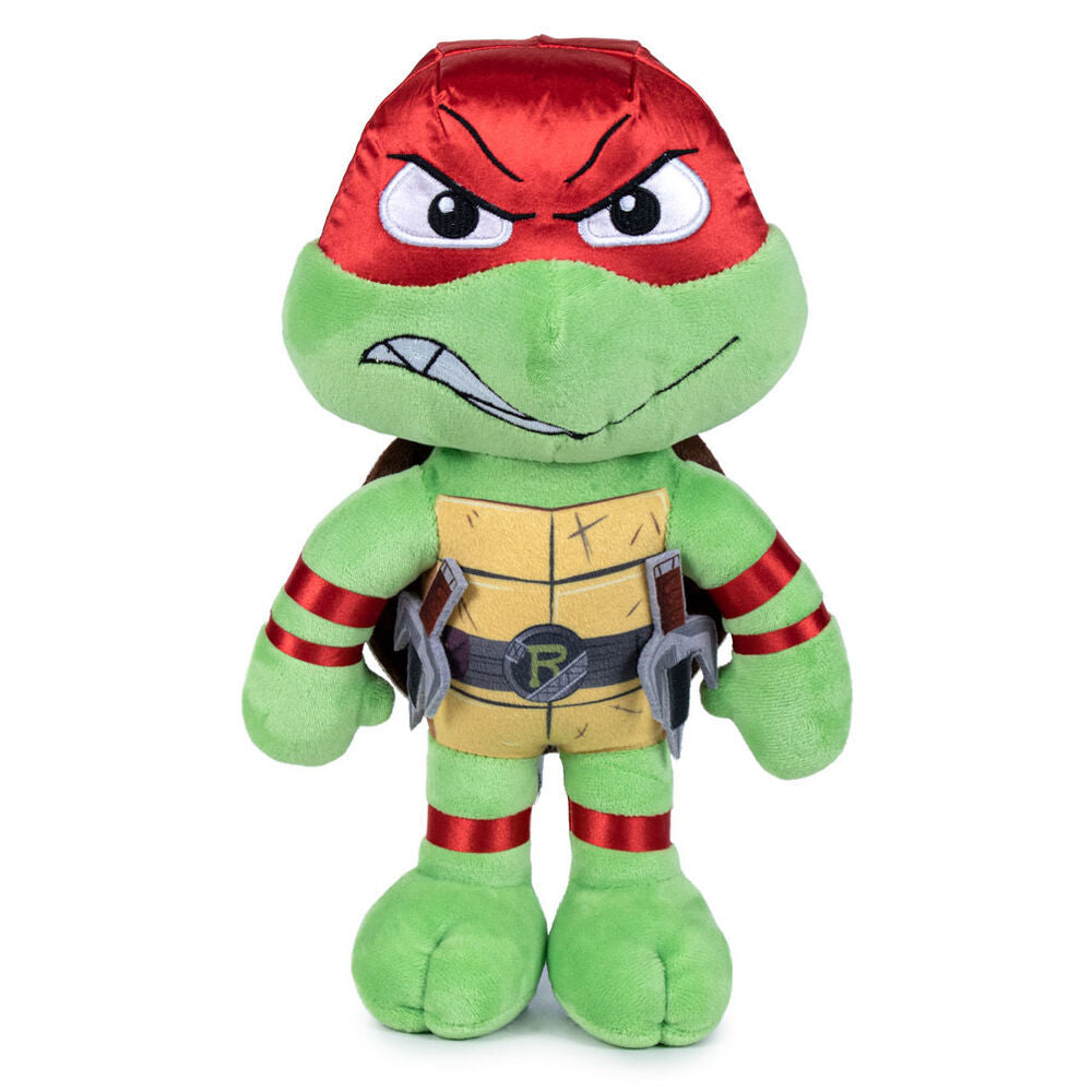 Peluche Rafael Mutant Mayhem Tartarugas Ninjas 21cm