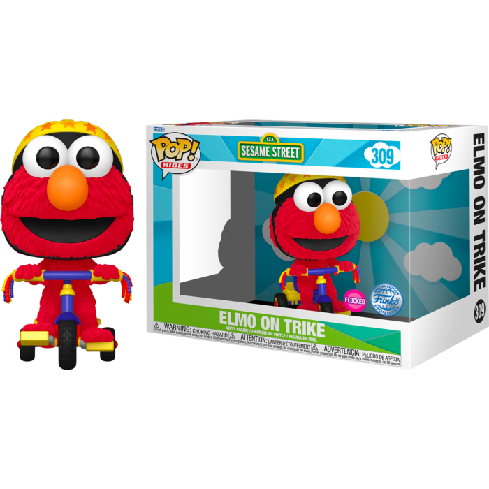 Funko POP Rider Rua Sésamo Elmo on Trike Exclusive