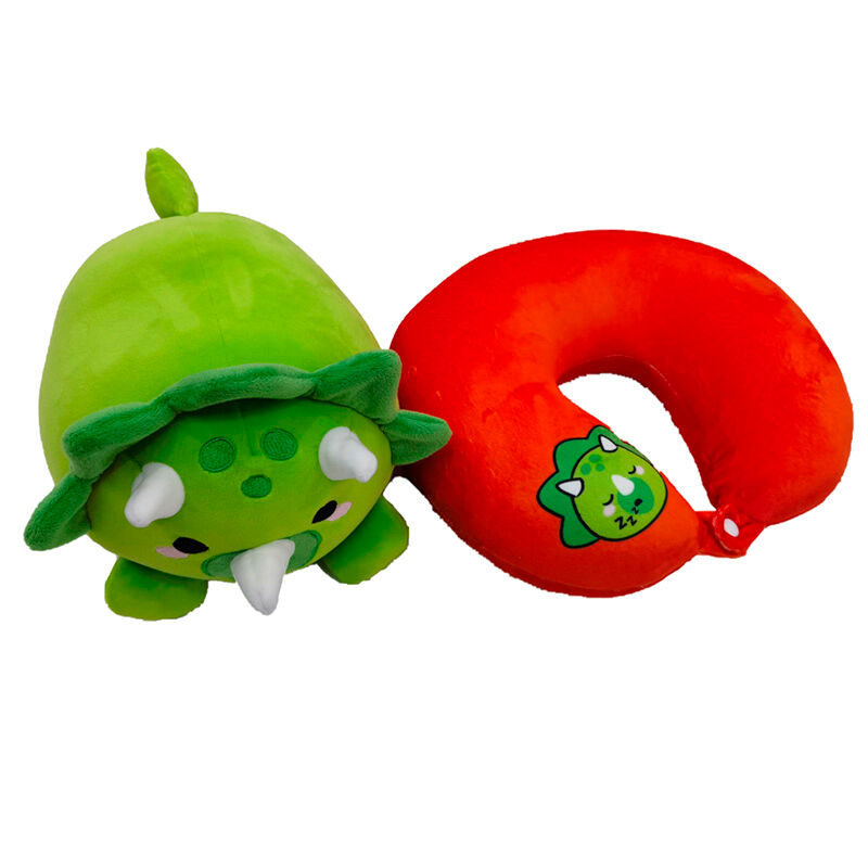 Almofada de Viagem + Peluche Swapseazzz Dinosaurio Adorasaurs