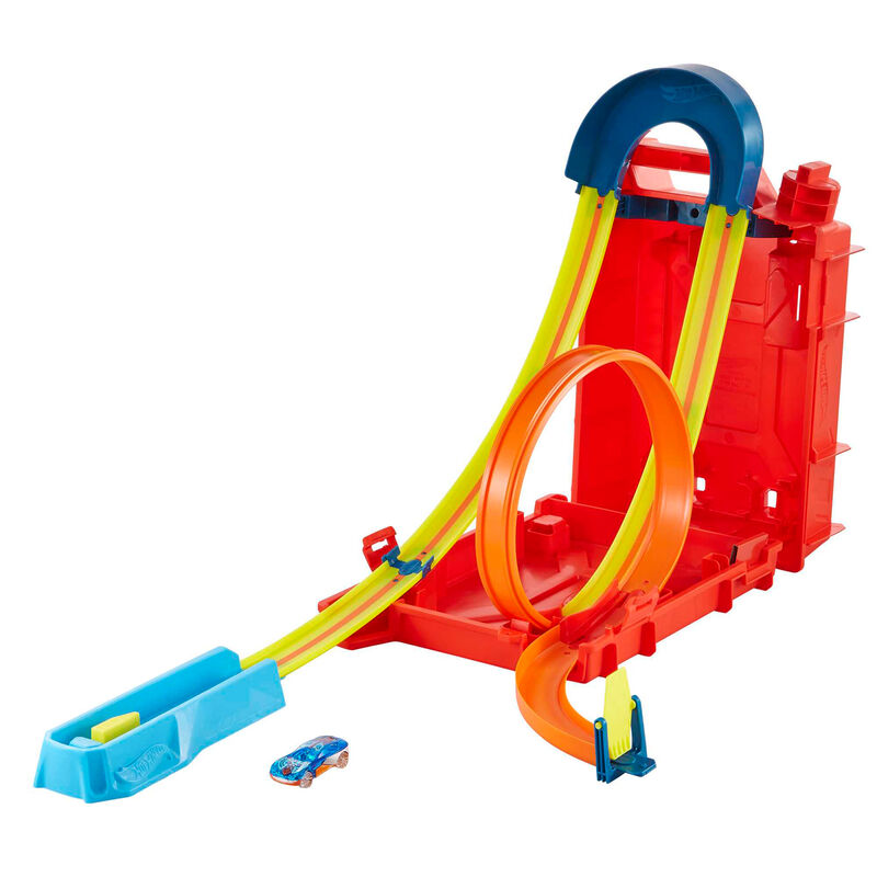 Pista Hot Wheels Track Builder Fuel Can Stunt box