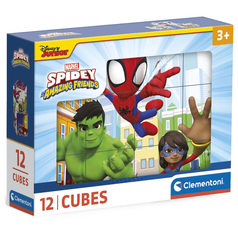 Puzzle Cubo Spidey Marvel 12pcs