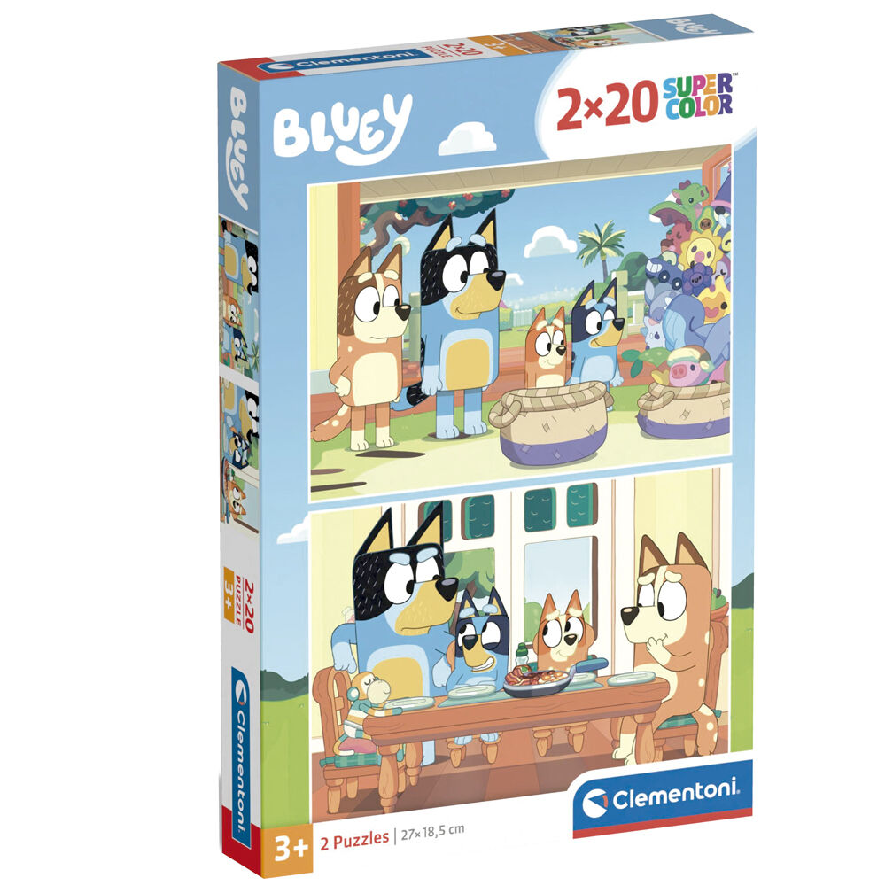 Puzzle Bluey 2x20pcs