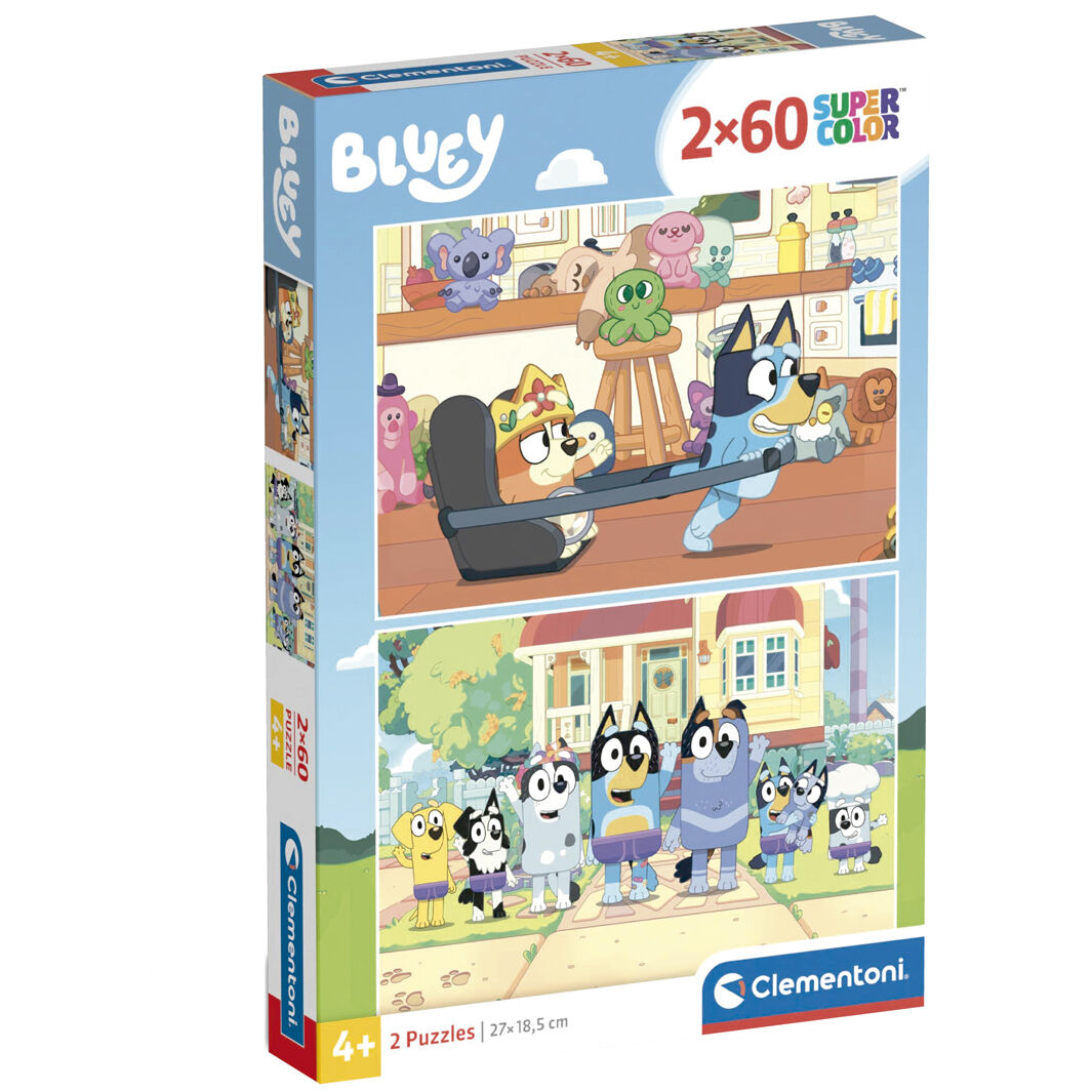 Puzzle Bluey 2x60pcs