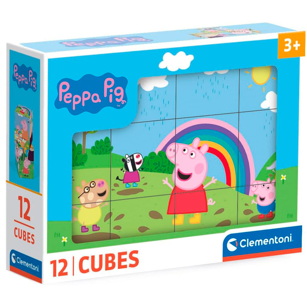 Puzzle Cubo Peppa Pig 12pcs