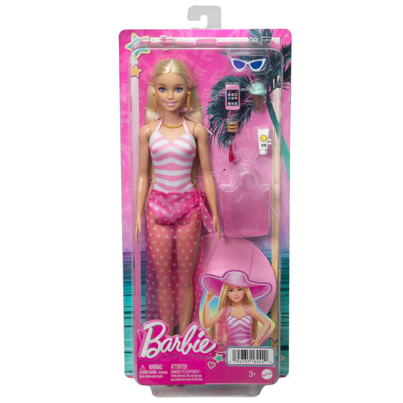 Boneca Dia na Praia Barbie