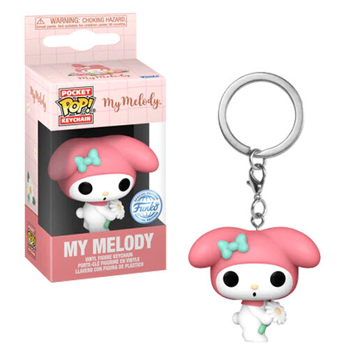 Porta-Chaves Pocket POP Hello Kitty My Melody Spring Time