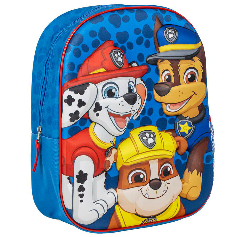 Mochila Pré-Escolar 3D Patrulha Pata 31cm