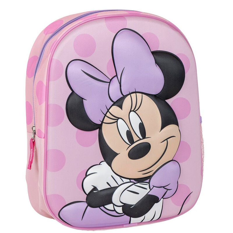 Mochila Pré-Escolar 3D Minnie Disney 31cm