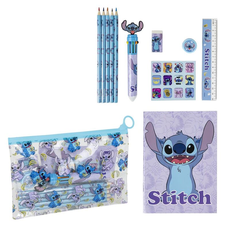 Set de Papelaria Stitch Disney