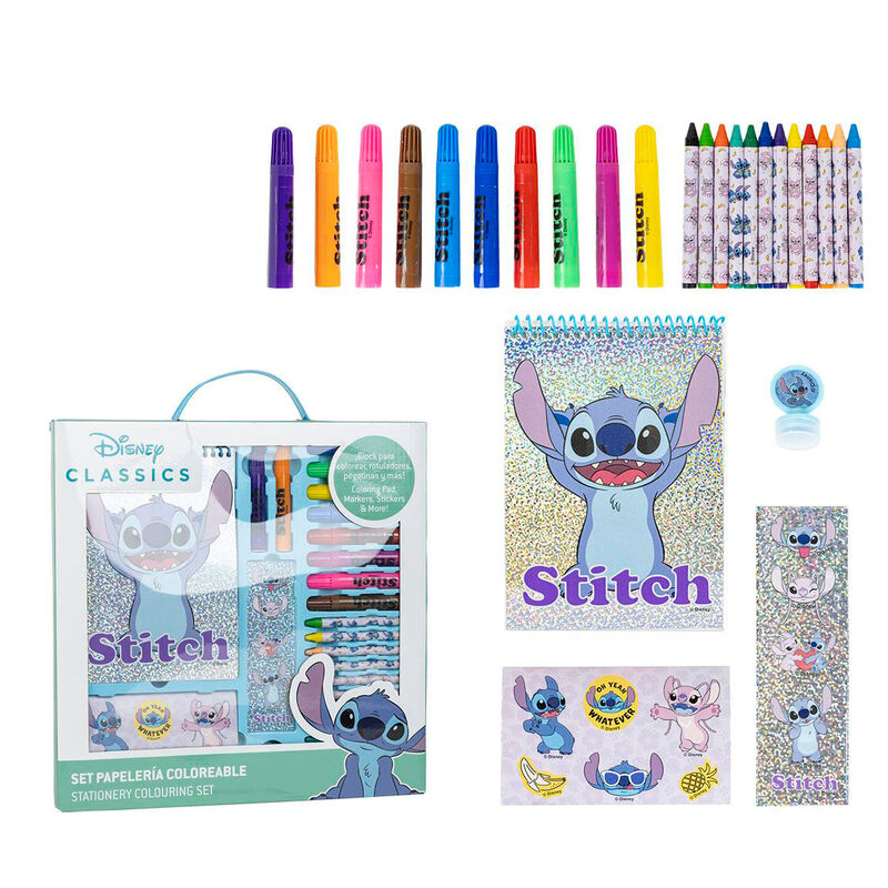 Set de Papelaria Stitch Disney