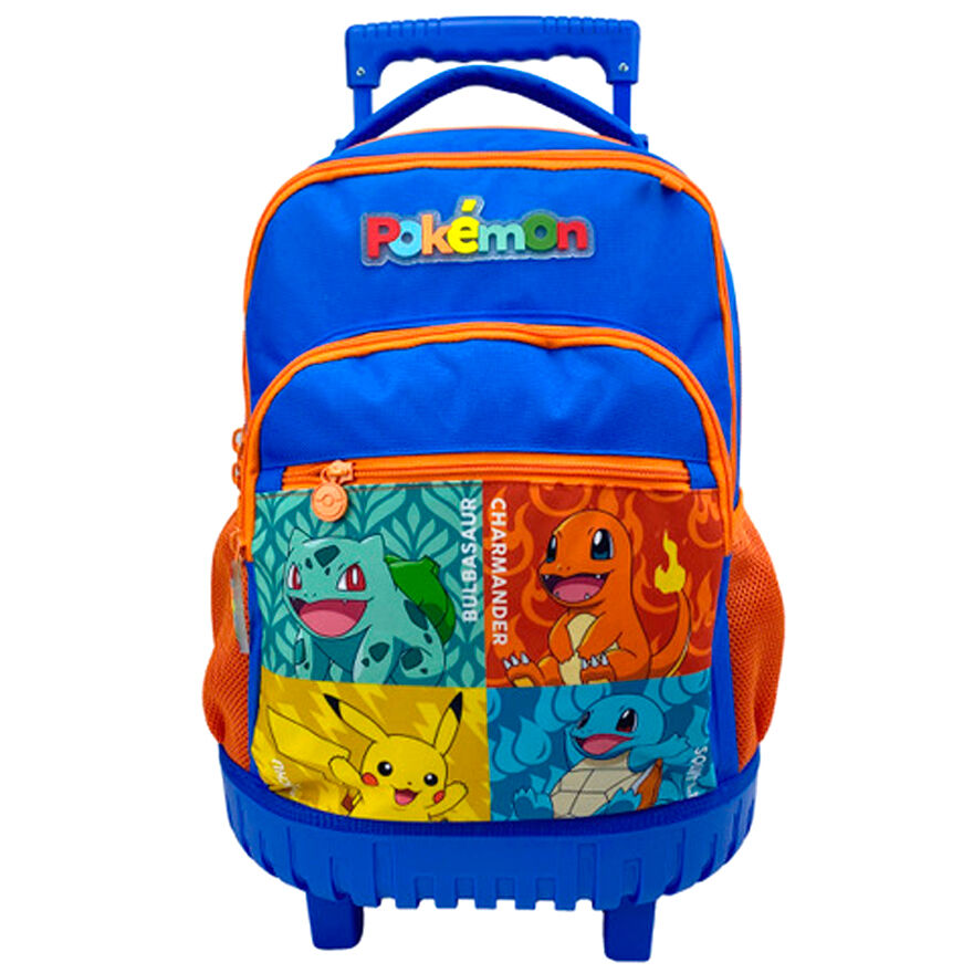 Mochila Escolar Trolley Starters Pokemon