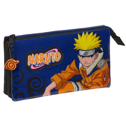 Estojo Triplo Ninja Naruto Shippuden