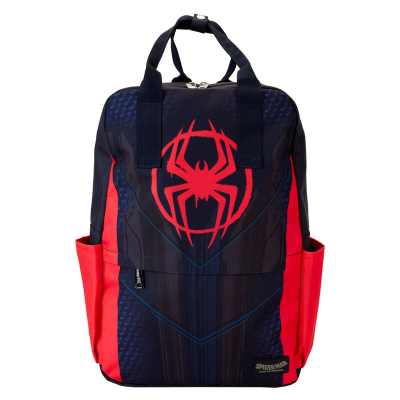 Mochila Escolar Nylon Spider-Verse Marvel Loungefly 43cm