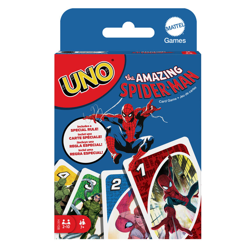 Jogo cartas UNO Spiderman Marvel