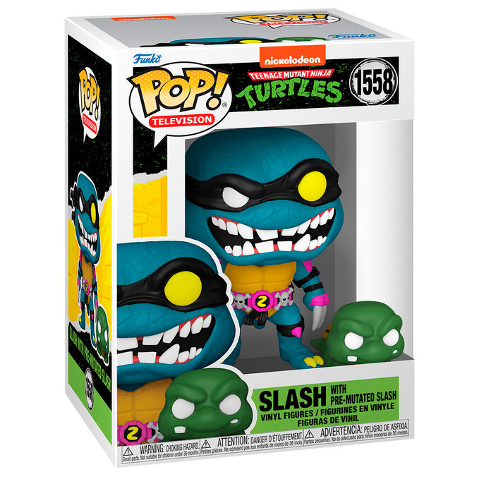 Figura POP Tortugas Ninja Slash &amp; Pre mutated Slash