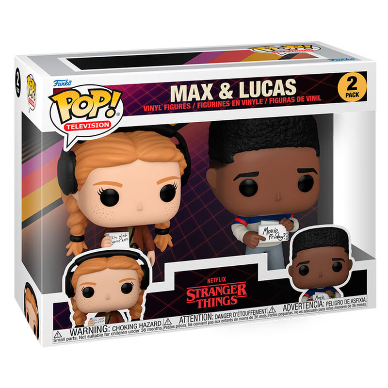 Blister 2 figuras POP Stranger Things Max &amp; Lucas