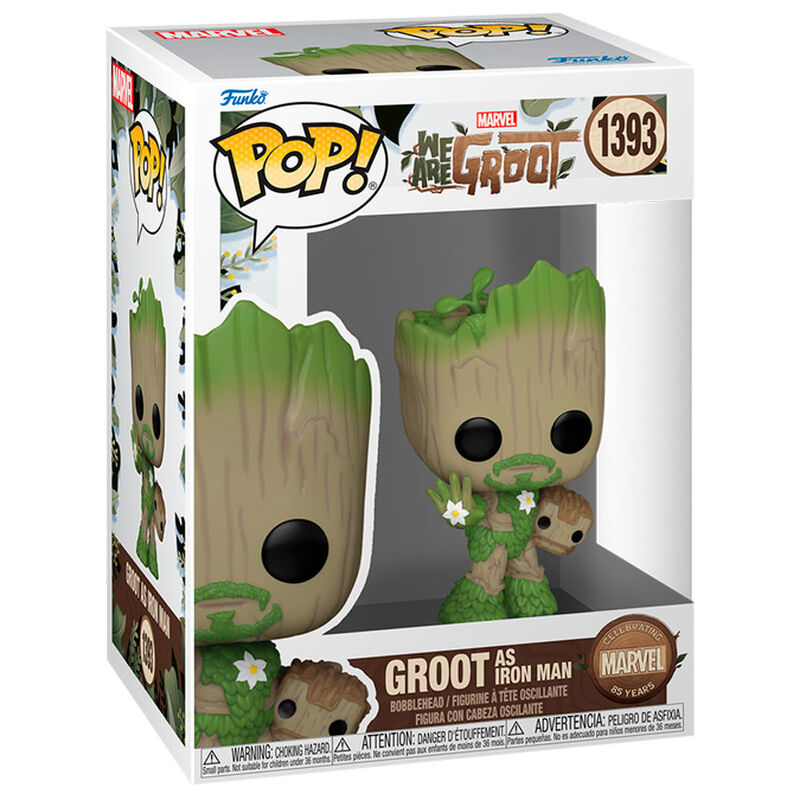Funko POP Marvel We Are Groot - Groot as Iron Man