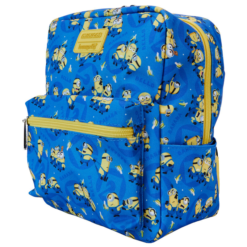 Mochila Pré-Escolar Nylon Minions Gru Mi Villano Favorito Loungefly 24cm