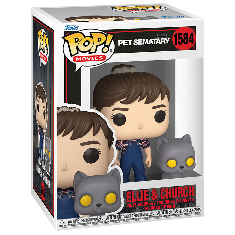 Figura POP Pet Sematary Ellie &amp; Church