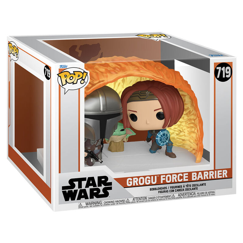 Funko POP Moments Star Wars The Mandalorian Grogu Force Barrier