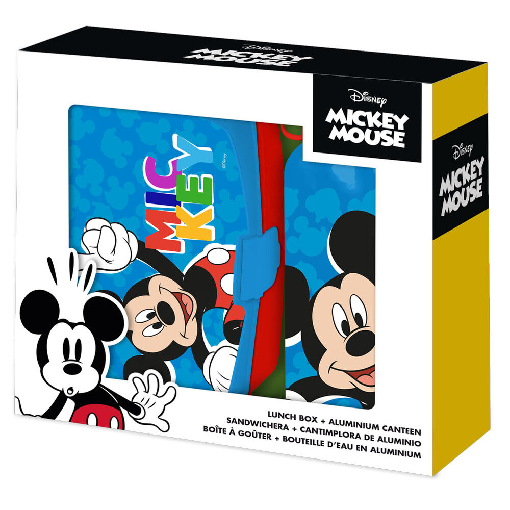 Conjunto Garrafa + Sanduicheira Mickey Disney