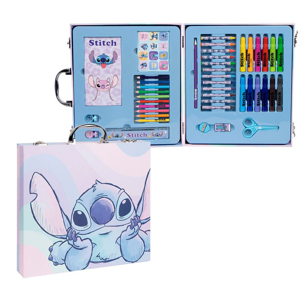 Set de Papelaria Mala Stitch Disney