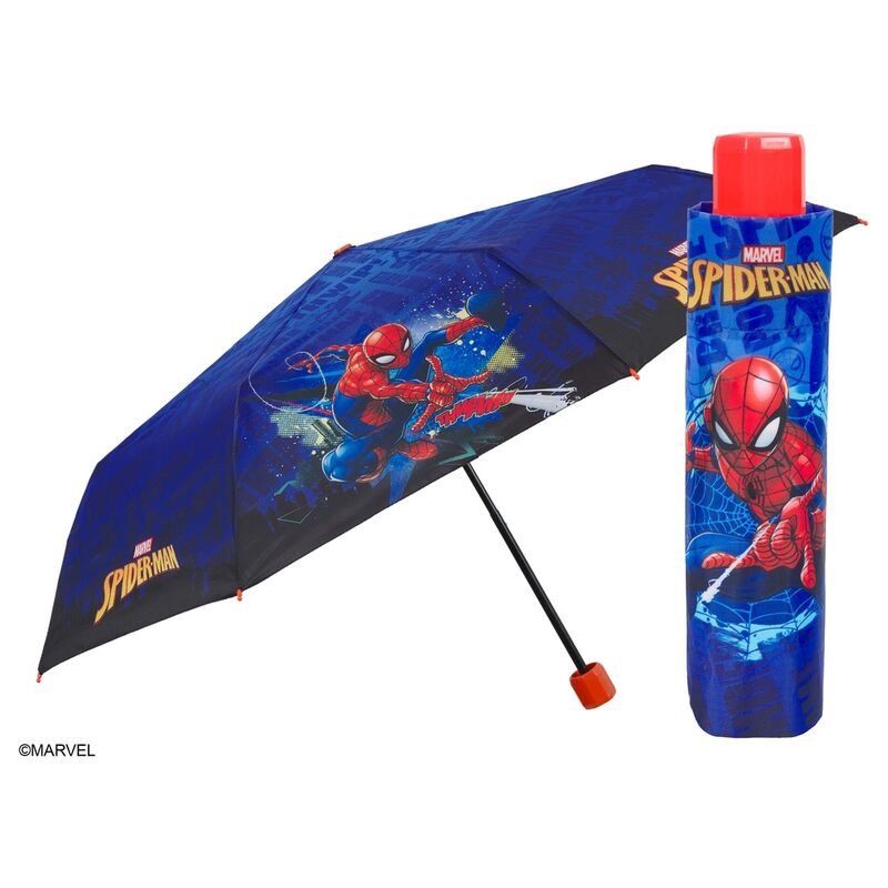 Guarda Chuva Dobrável Manual Spiderman Marvel 50cm