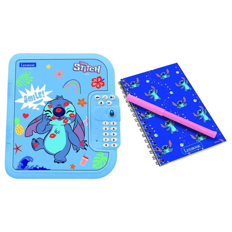 Diário Secreto Electrónico Stitch Disney