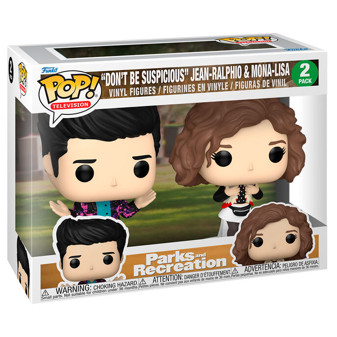 Blister 2 figuras POP Parks and Recreation Dont Be Suspicious Jean-Ralphio &amp; Mona-Lisa