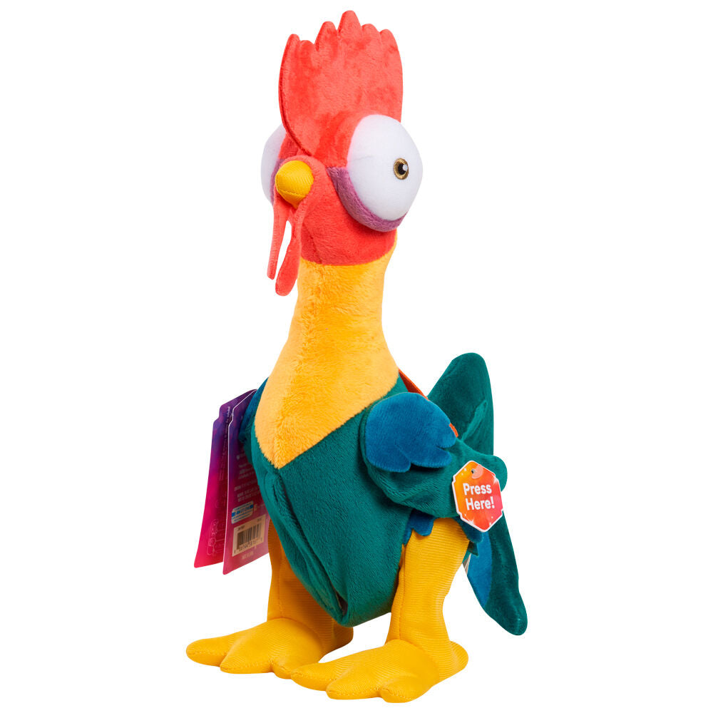 Peluche Hei Hei Cacarejar e Dança Vaiana Moana 2 Disney