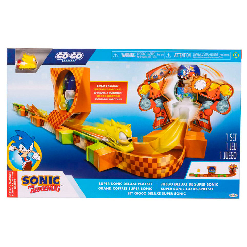 Playset Super Sonic Deluxe Go Racers Sonic