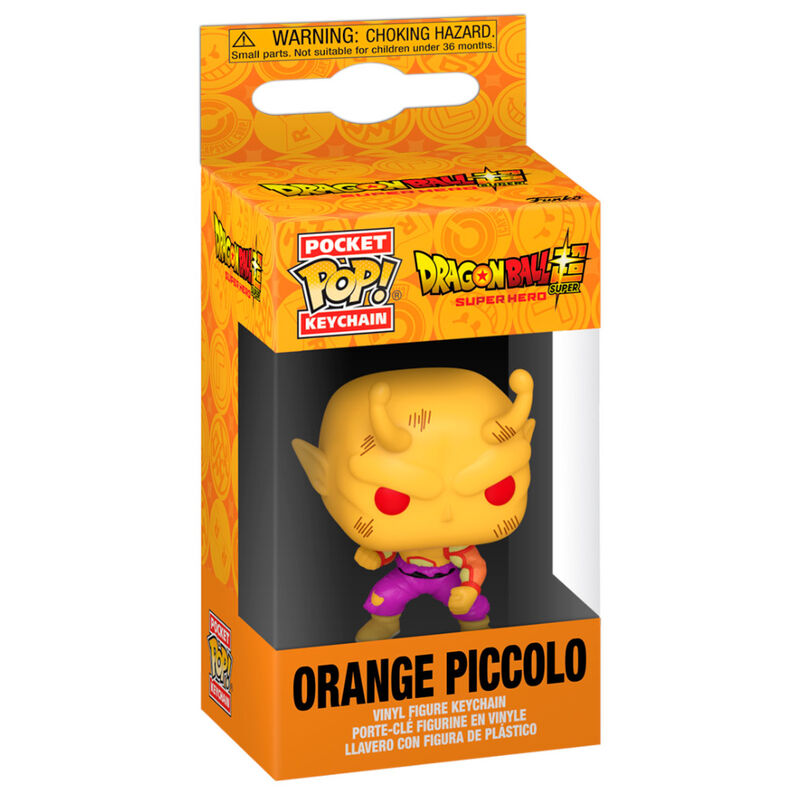 Porta-Chaves Pocket POP Dragon Ball Super Super Hero Orange Piccolo