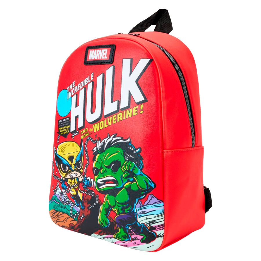 Mochila Pré-Escolar Wolverine 50th Anniversary Comic Action Marvel Loungefly 27cm