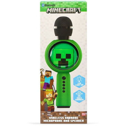 Microfone LED Minecraft
