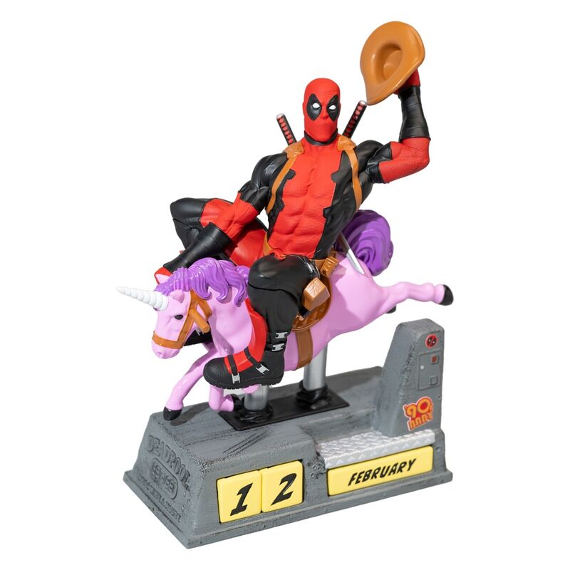 Calendário Perpétuo 3D Deadpool Marvel