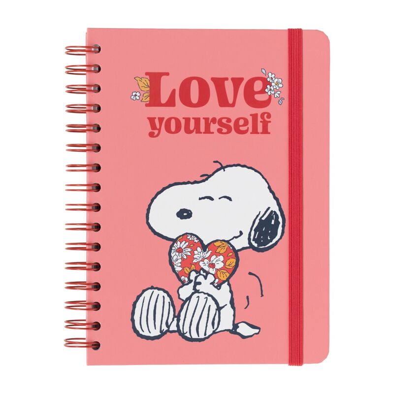 Caderno A5 Love Yourself Snoopy