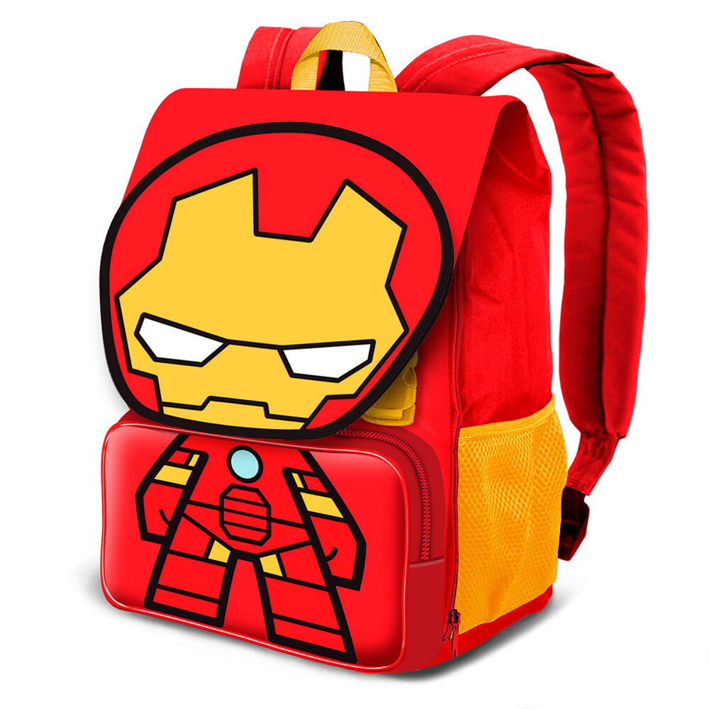 Mochila Pré-Escolar Iron Man Marvel 34cm