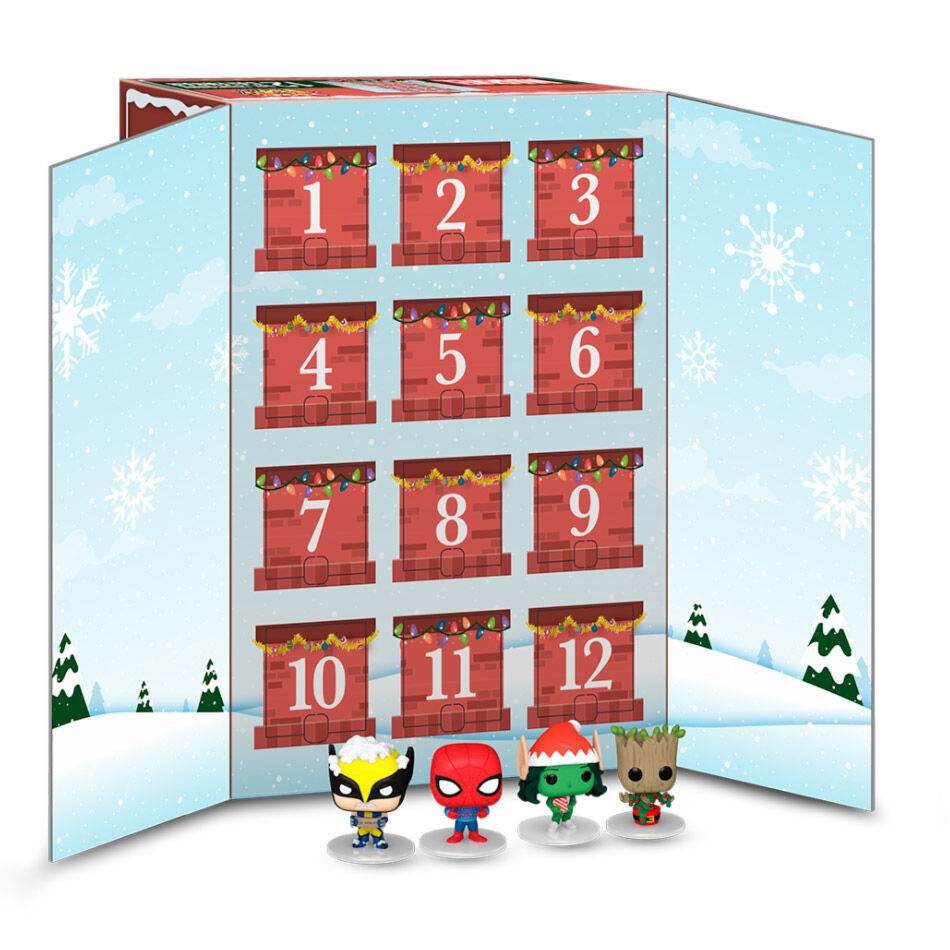 Calendário Advento 12 Dias Marvel