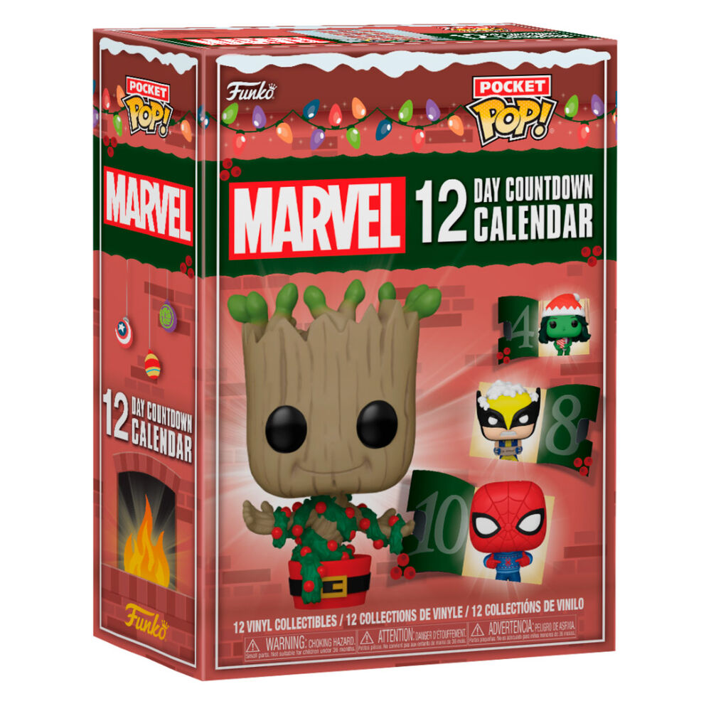 Calendário Advento 12 Dias Marvel