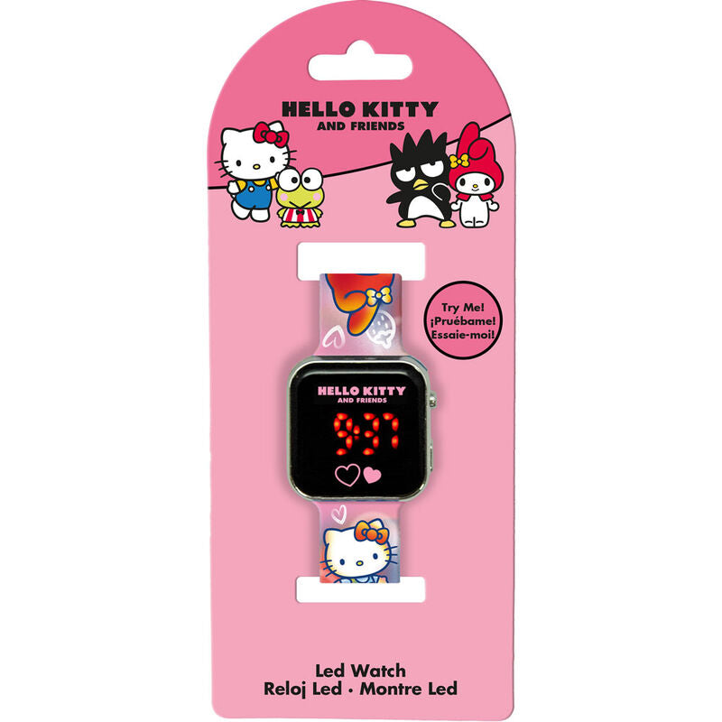 Relógio LED Hello Kitty