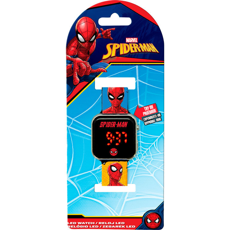 Relógio led Spiderman Marvel