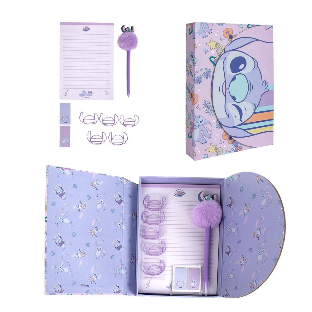 Set de Papelaria Stitch Disney