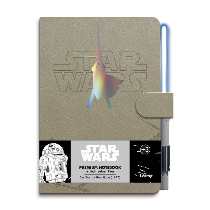 Caderno A5 Premium + Caneta Luke Skywalker Star Wars