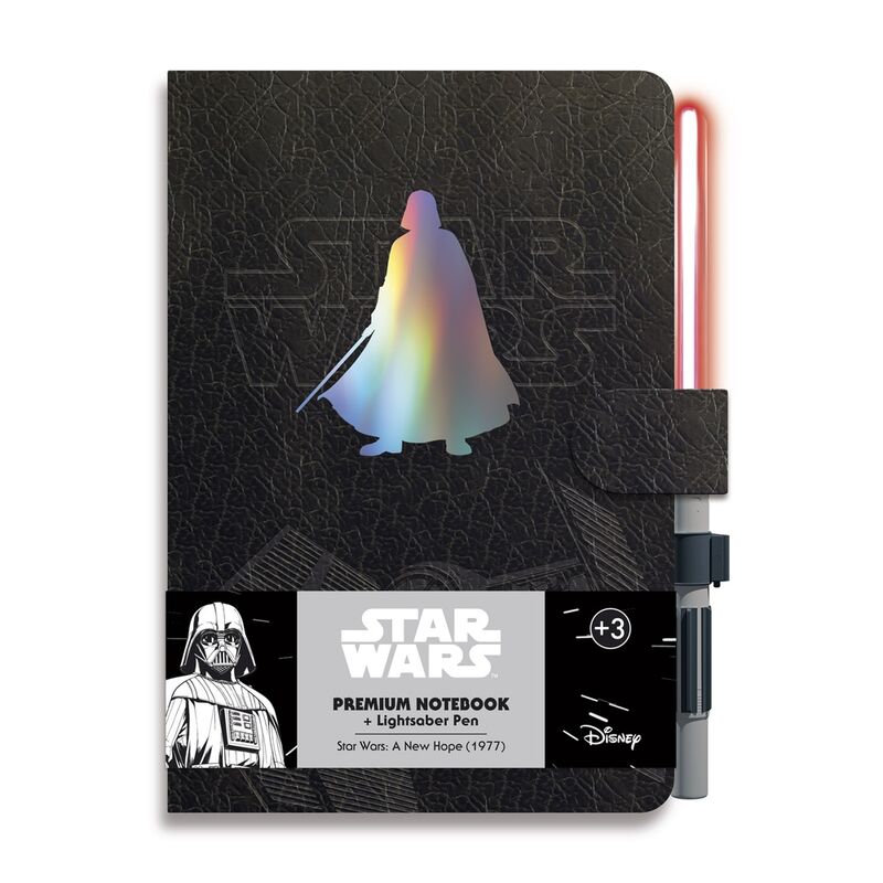 Caderno A5 Premium + Caneta Darth Vader Star Wars