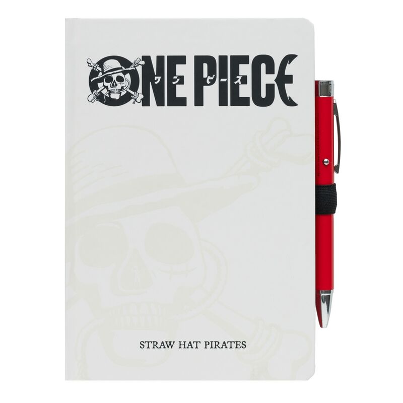 Caderno A5 Premium + Caneta Projetora One Piece