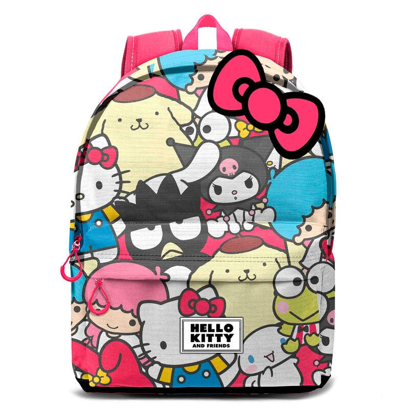 Mochila Escolar Friends Hello Kitty 44cm