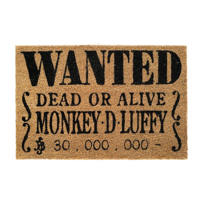 Tapete Wanted Monkey D Luffy One Piece