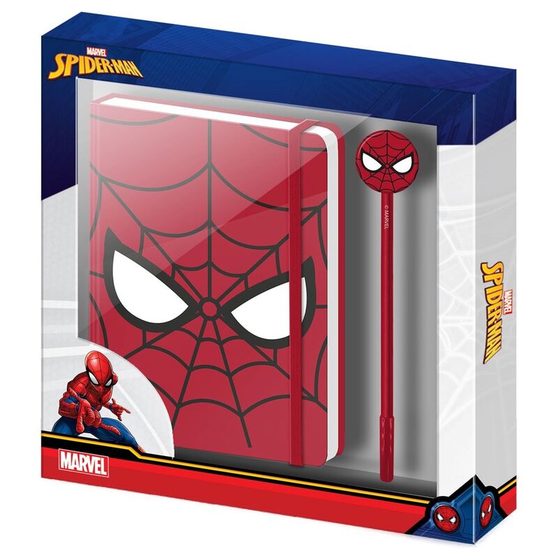 Diário + Caneta Spiderman Marvel